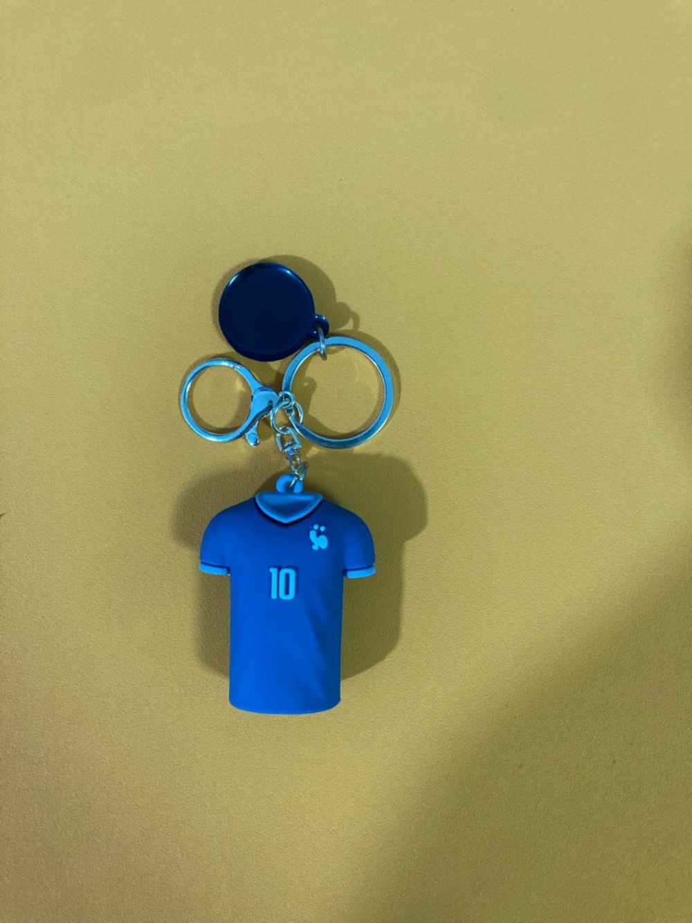 & Other Stories Blue Jersey Keychain